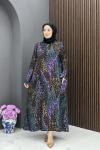 Birgül Elbise - Mor