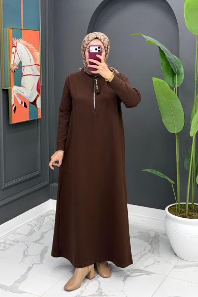 Çağla Spor Elbise - Kahve