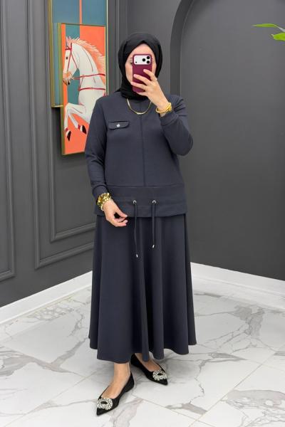 Duru Etekli Takım - Gri