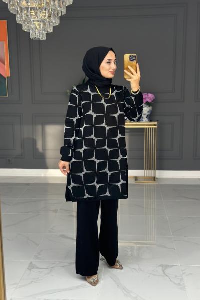 Ferhan triko takım - siyah