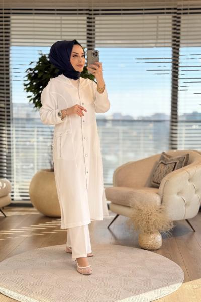 2005 Cep Ve Patı Zincirli Kap Ekru