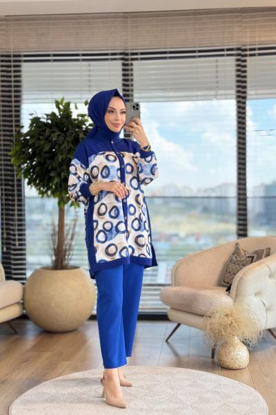 2230 Elips Tunik Saks