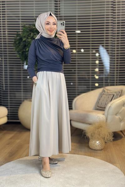 24294 Drapeli Bluz Antrasit