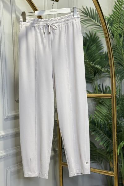 25083 Paçası Dikişli Pantolon Bej