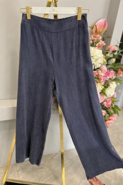 25096 Bol Paça Pantolon İndigo