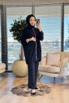 26622 Dilek Osyho Taşlı Takım Siyah