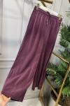34512 Plazzo Ön Dikişli Pantolon Bordo
