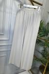 3692 Krep Bol Paça Pantolon Bej