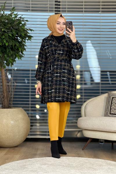 4000 Tuvit Ceket Siyah Hardal