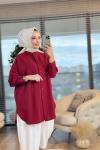 4008 Ada Gömlek Bordo