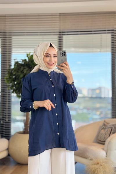 4094 Massi Gömlek Lacivert