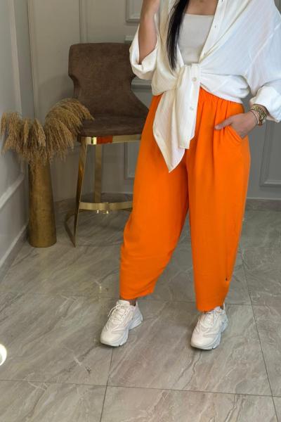 4097 Narin Şalvar Oranj