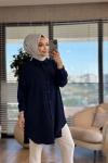 4143 Stone Tunik Lacivert