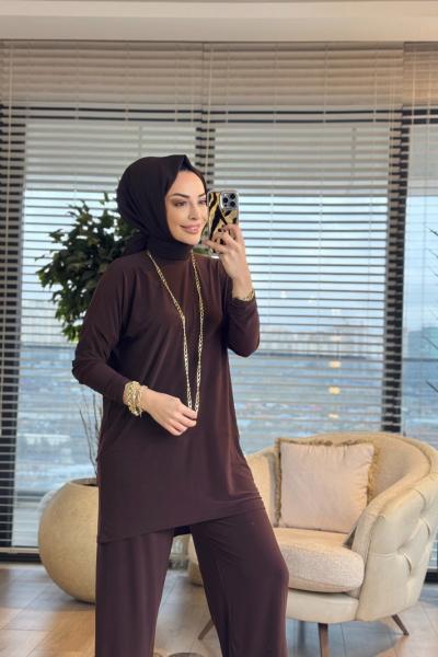 4208 Makas Takım Kahve