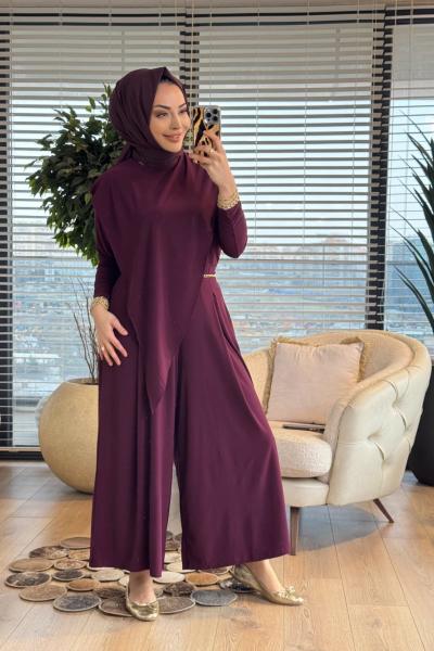 4214 İrem Asimetrik Takım Mürdüm