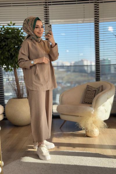 4367 Lyocell Takım Vizon