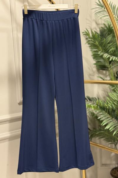 5586 Madrid İspanyol Paça Pantolon Lacivert