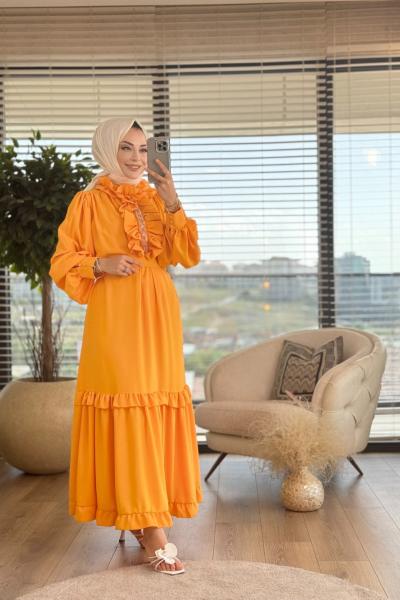6015 Jessica Elbise Turuncu