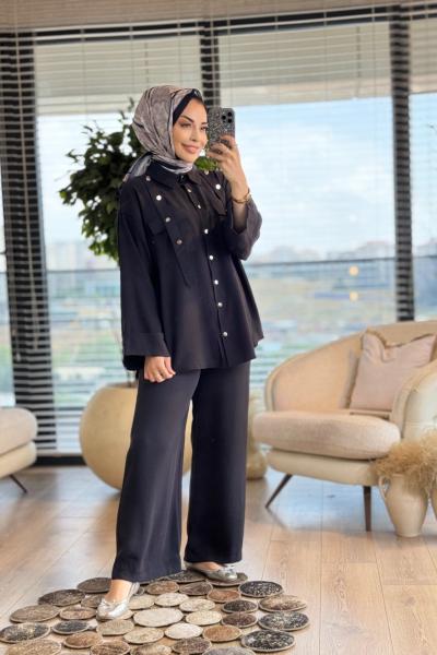70080 Gizem Takım Siyah