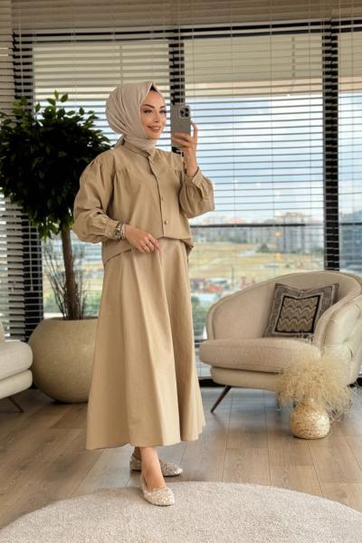 7188 Vespa Takım Bej