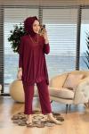 9054 Heawen Takım Bordo