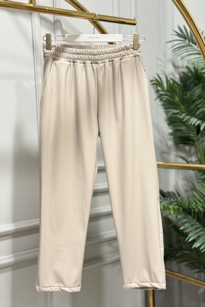 Hwn6263 Deri Havuç Pantolon Taş