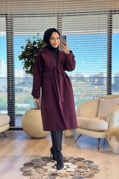 MRW1572 Kuala Kaşe Kaban Bordo