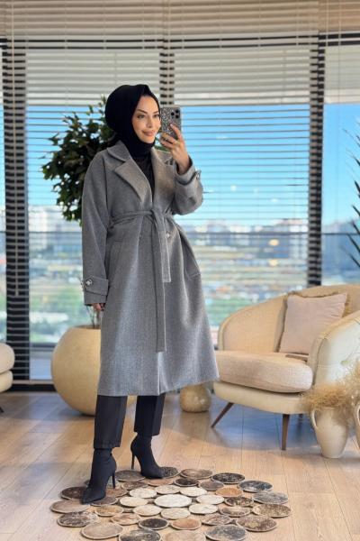 MRW1572 Kuala Kaşe Kaban Gri