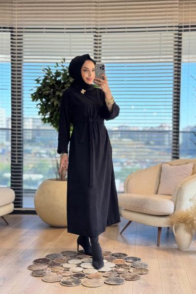 MRW1592 Broş Elbise Siyah