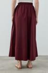MRW1631 New Poplin Etek Bordo