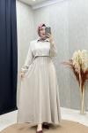 ALEDA ELBİSE  Krem