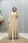 Ayzem elbise Camel