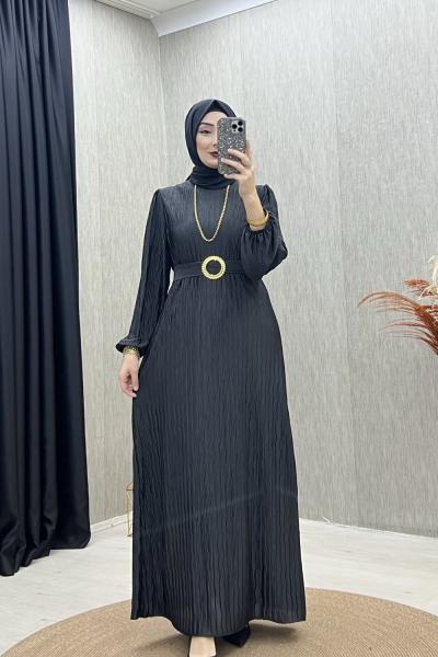 Bala Abiye Elbise Siyah