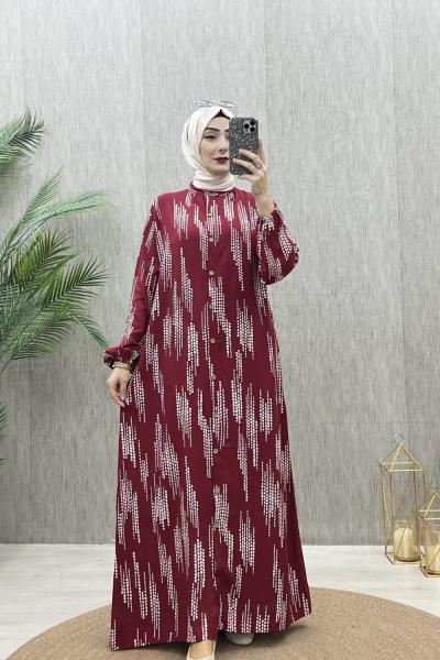 Gözde Elbise Bordo
