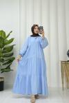 HİLA ELBİSE Mavi