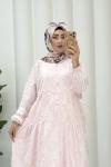 İDİL ELBİSE Pembe