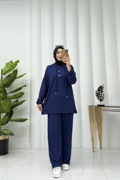 Kübra takım Lacivert