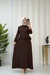 Saga Elbise takım Acı Kahve