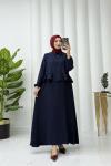 Saga Elbise takım Lacivert