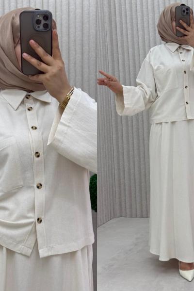 3932 Orkide Etekli Takım