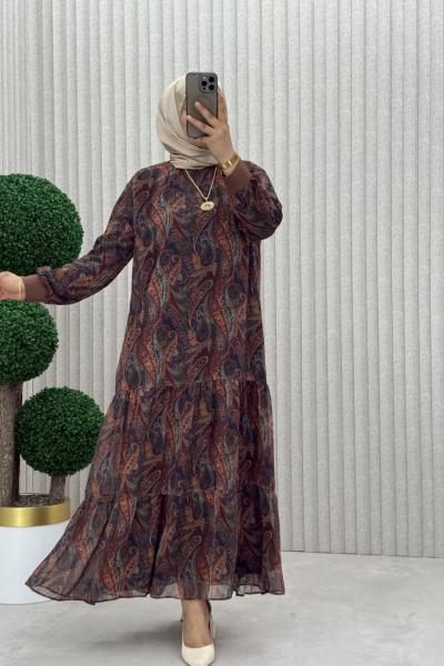 3965 Şaldesen Şifon elbise