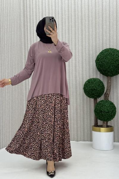 Kuzey leopar etekli takım