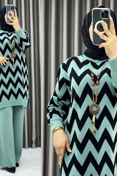 Sevcan Triko Takım Mint