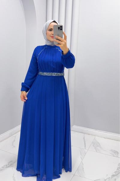 Albise Abiye Dilek Saks Mavisi