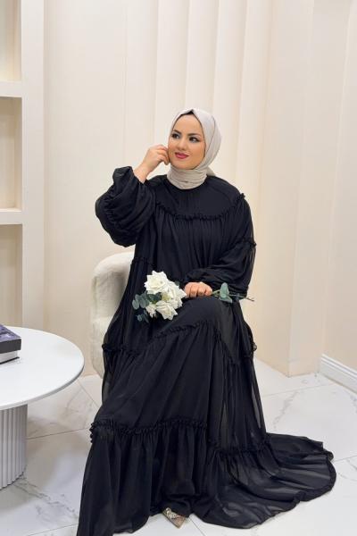 Efrazen Elbise Siyah