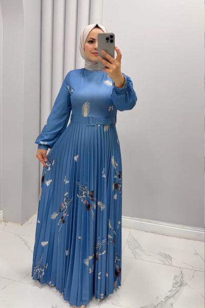 Elbise Burçak Mavi