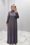Elbise  Firuze Gri