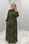 Elbise viskon Diyar Yeşil