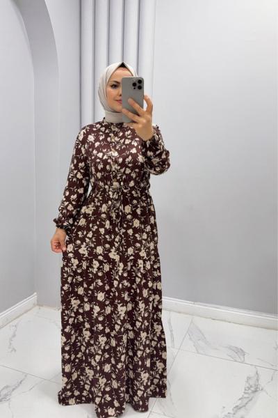 Elbise Viskon Nilda Acı Kahve