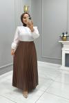 Etek Liza Kahverengi